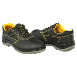 Zapatos Seguridad S3 Piel Negra Wolfpack  Nº 41 Vestuario Laboral,calzado Seguridad, Botas Trabajo. (Par)