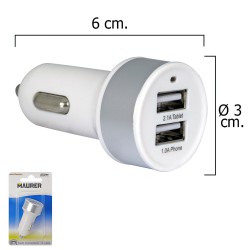 Adaptador / Cargador Mechero Coche a USB