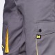 Pantalones Cortos DeTrabajo, Multibolsillos, Resistentes, Gris/Amarillo Talla 54/56 XXL