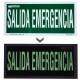 Cartel Salida De Emergencia 15x30 cm.