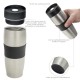 Vaso Termico, Capacidad De 380ML. Libre BPA, Acero Inoxidable, Antigoteo