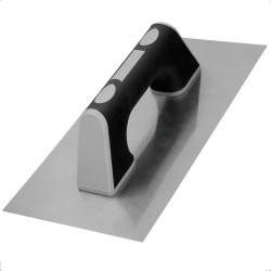 Llana Profesional Acero Mango TPR Acabado Liso 300x150 mm.