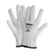 Guantes De Trabajo De Piel Flor De Vacuno, Proteccion Laboral, Riesgos Mecanicos, Guantes De Seguridad De Cuero. Talla 11" (Par)