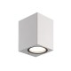 Lampara Aplique Cuadrado GU10 IP65 Color Blanco Aplique Techo, Luz Jardín, Lámpara Jardín, Luz Exterior, Aplique Jardín