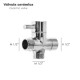 Ducha Bidet WC Con Válvula Cerámica H 1/2"  M 1/2" M 1/2"