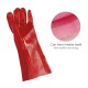 Guantes Pvc Rojo 35 cm. (Par)