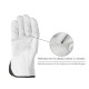 Guantes Trabajo Piel FLOR 8" Con Colgador (Par)