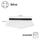 Malla Protectora Avicola BOP 16 x 16 mm. 50 gramos/m2. 1 m. x 200 m.
