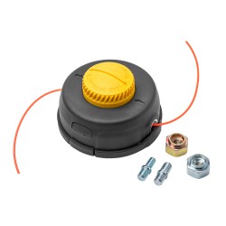 Cabezal Desbrozadora Universal Carga Extensible Con 3 Adaptadores