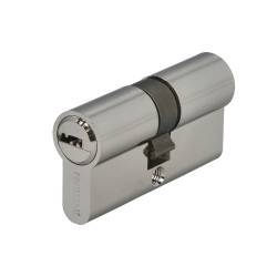 Cilindro Seguridad 30x30 mm/13,5 Leva Corta Corta Niquelado Con 5 llaves