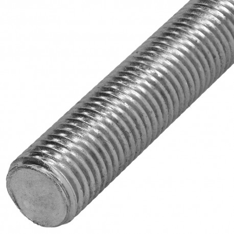 Varilla Roscada Zincada Rosca M24 Longitud 1 Metro