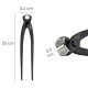 Tenazas Rusas Profesionales Plus DIN/ISO 9242 Cromo Vanadio Negra   10"
