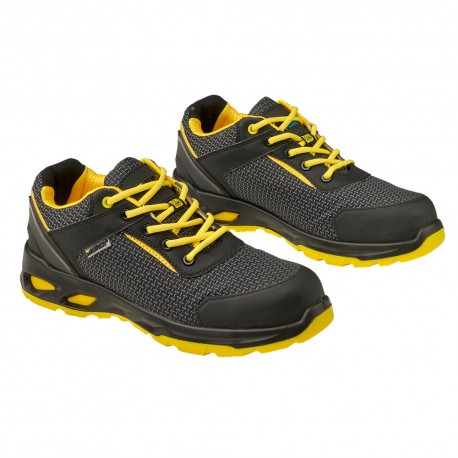 Zapatos Bajo Seguridad Maurer S3L Modelo Amerina Antideslizante con Suela Composite y Resistencia a los Hidrocarburos Talla 43