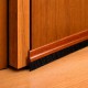 Burlete Puerta Pvc Sapelli Con Cepillo 1 Metro