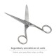 Tijera Costura 6,0" / 150 mm. Tijera De Costura Multifunción Acero Inoxidable Ideal Para Cortar Todo Tipo De Telas, Manualidades