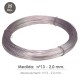 Alambre Galvanizado Rollo 25 Kg. Nº 13 - 2,0 mm.