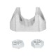 Sujetacables Galvanizado 24 mm. 1" Uso Domestico