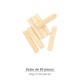 Espigas Madera 6x30 mm. (Bolsa de 50 Piezas)