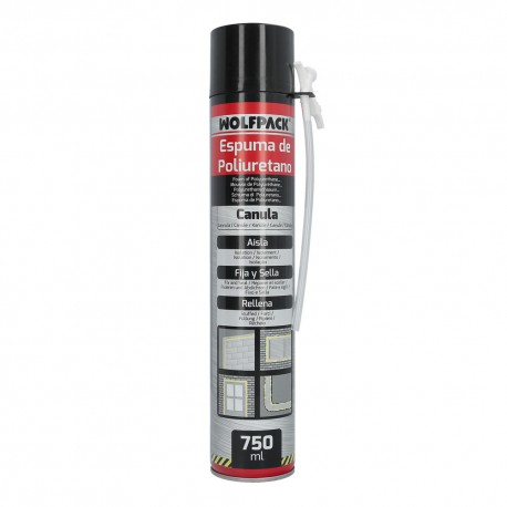 Espuma Poliuretano 750 Ml.Con Canula Entry