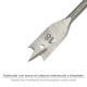 Broca Plana Madera 3 Puntas Wolfpack   18,00 mm.