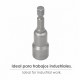 Llave Vaso Magnetica 13 mm. (2 Piezas)