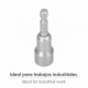 Llave Vaso Magnetica 12 mm. (2 Piezas)