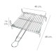 Parrilla Barbacoa Doble 40x40 cm.