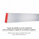 Regla Aluminio Rectangular Para Alisar Mortero 80x20 mm. Longitud 150 cm.