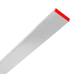 Regla Aluminio Rectangular Para Alisar Mortero 80x20 mm. Longitud 250 cm.