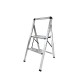 Escalera Plana Aluminio 2 Peldaños