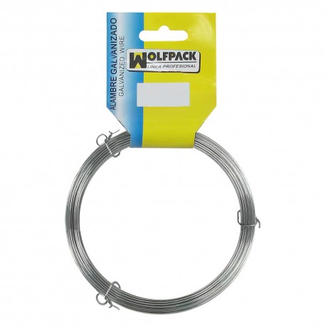 Alambre Galvanizado (Rollo 500 gramos / 180 metros) ) Nº 1/0,6 mm.