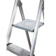 Escalera Doméstica Aluminio 6 Peldaños 12 cm Grosor.